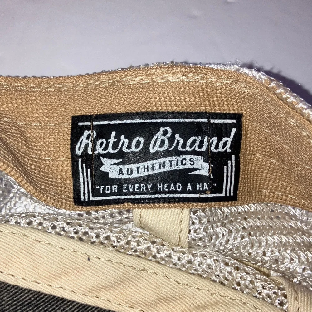 Retro Distressed Black and‎ Tan SnapBack Trucker Hat Tacos and Cervezas